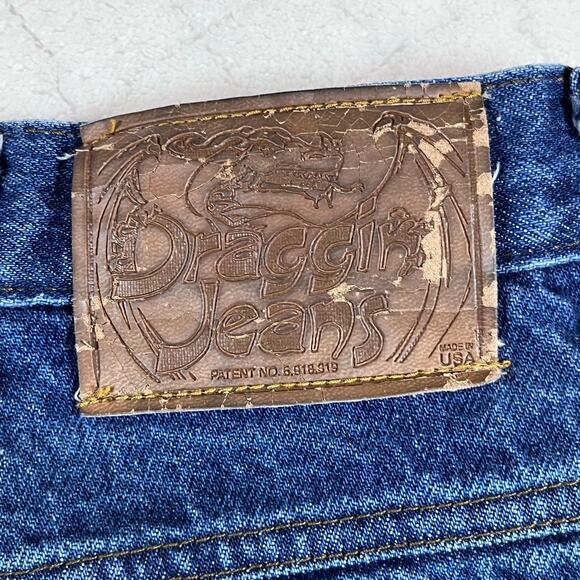 Draggin Jeans Fast Company Kevlar Protective Lining Motorcycle Blue Men Sz 36x31 - Picture 6 of 10